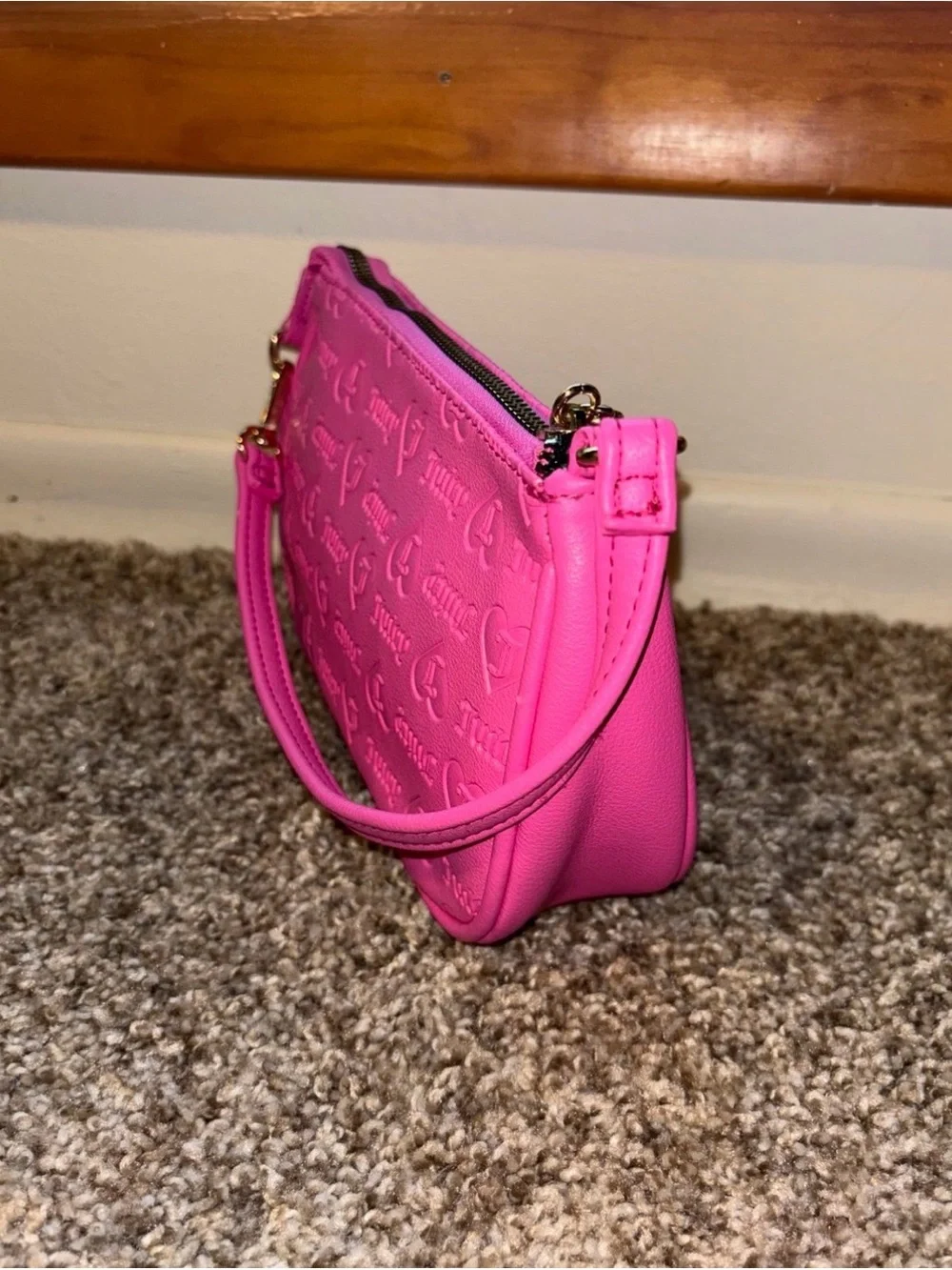 Juicy Couture Pink Upgrade U Mini Wristlet